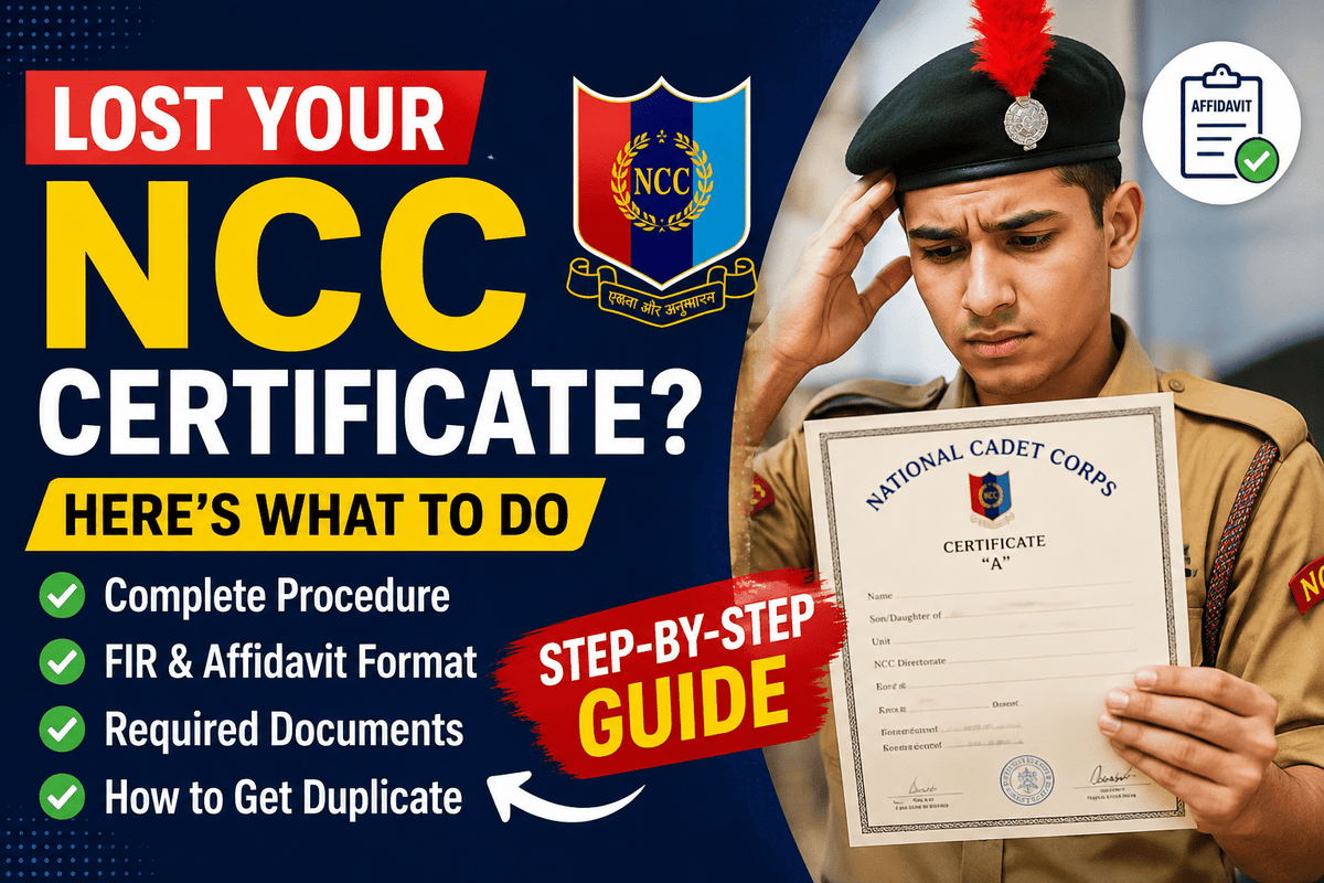 What to Do If You Lost Your NCC Certificate: Complete Guide to Getting a Duplicate Certificate (2026) - NCC JOURNEY