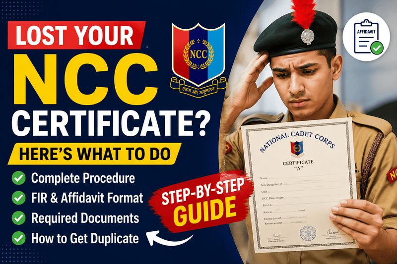 What to Do If You Lost Your NCC Certificate: Complete Guide to Getting a Duplicate Certificate (2026) - NCC JOURNEY