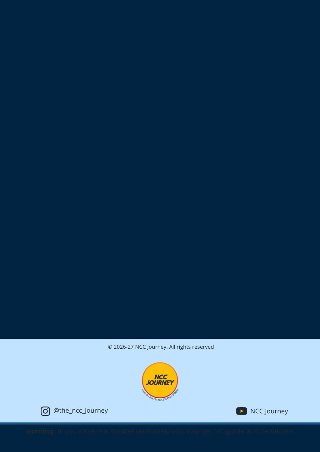 Naval Wing "C" Certificate Mock Test Book